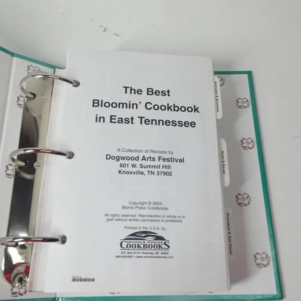 The Best Bloomin’ Cookbook in East Tennessee -Dogwood Arts Festival Knoxville TN